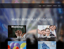 Tablet Screenshot of m3pdj.com